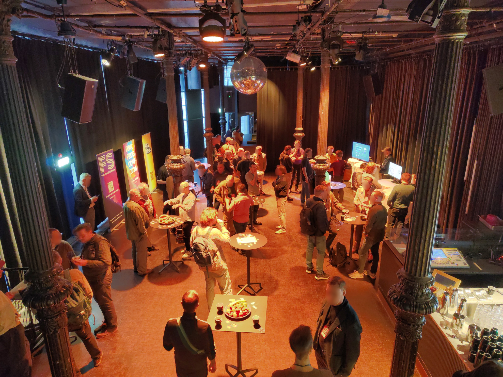 People mingling
